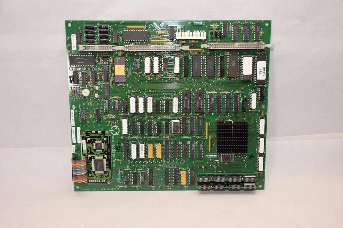 Used AVTRON 630264 Rev D Microprocessor Module w/ Sub-Assembly A20136 for DC Drive