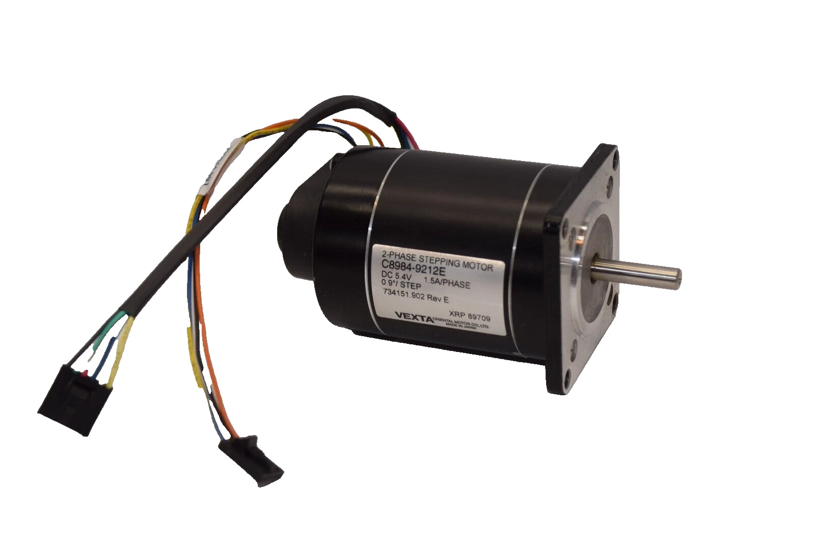 Used ORIENTAL MOTOR / VEXTA C8984-9212E 1/4" Shaft 2 Phase Stepping Motor