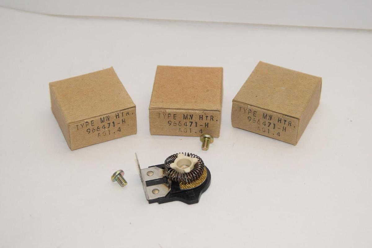 (NEW - Lot of 3) WESTINGHOUSE 966471-H 966471H Overload Heater