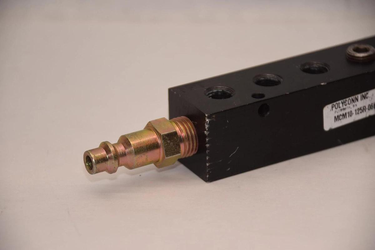 Used POLYCONN INC. MCM10-125R-06B 12-Port Manifold