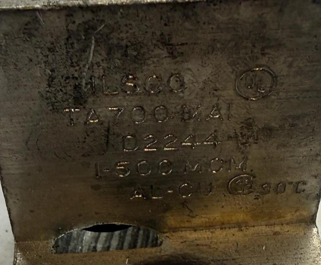 Used (Lot of 3) ILSCO TA700MA1 Breaker Contactor Terminal Lug Block  D2244