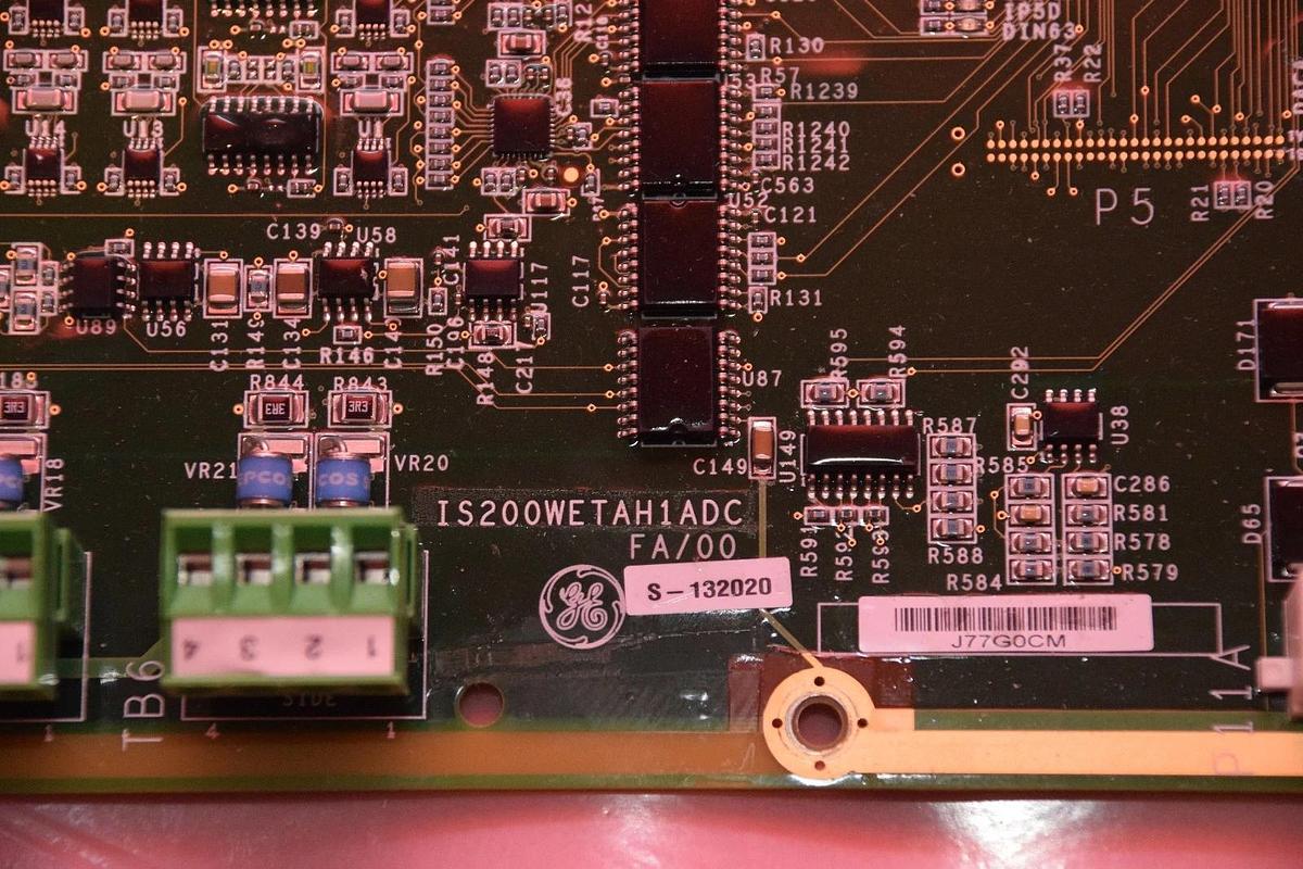 Used General Electric GE Circuit Board Card IS200WETAH1ADC FA/00 w/ IS210BPPBH2CAA
