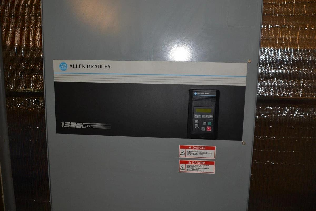Used Allen Bradley 1336 Plus 250 HP Drive 3Ph 250hp 1336S-B200VAA-HA2C-JF-JR-KD-LR