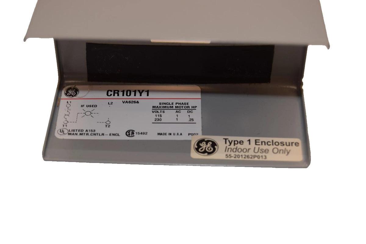 GE , General Electric CR101Y1 1Pole 115/230V Manual Motor Starter (New) 783166268223