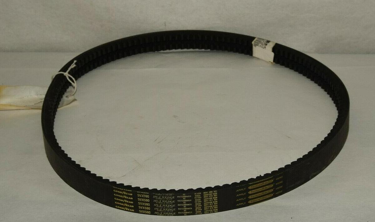 (NEW) GOODYEAR 5VX590/2 2-5VX590 2 Banded HY-T Cogged V-Belt