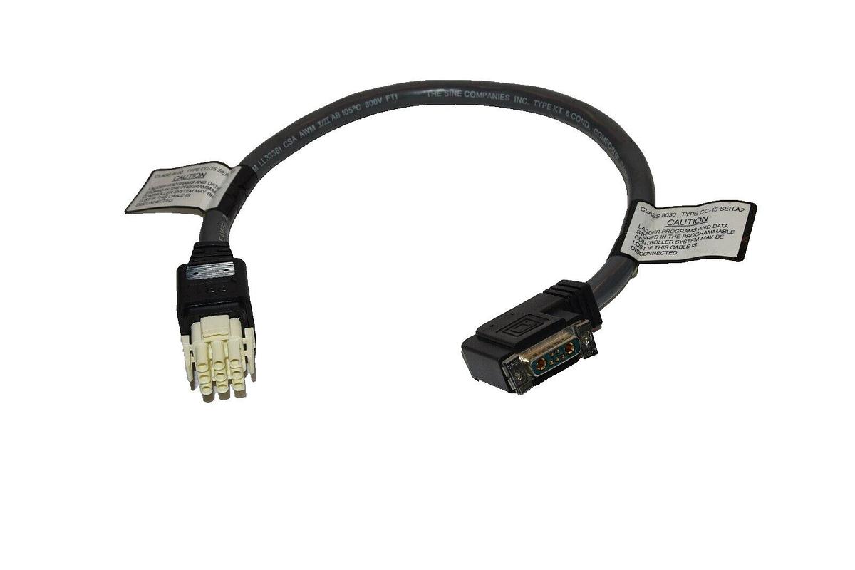 Used Square D Symax power supply Cable 8030 CC-15  A2  PR1 L33361 for PS25 PS35