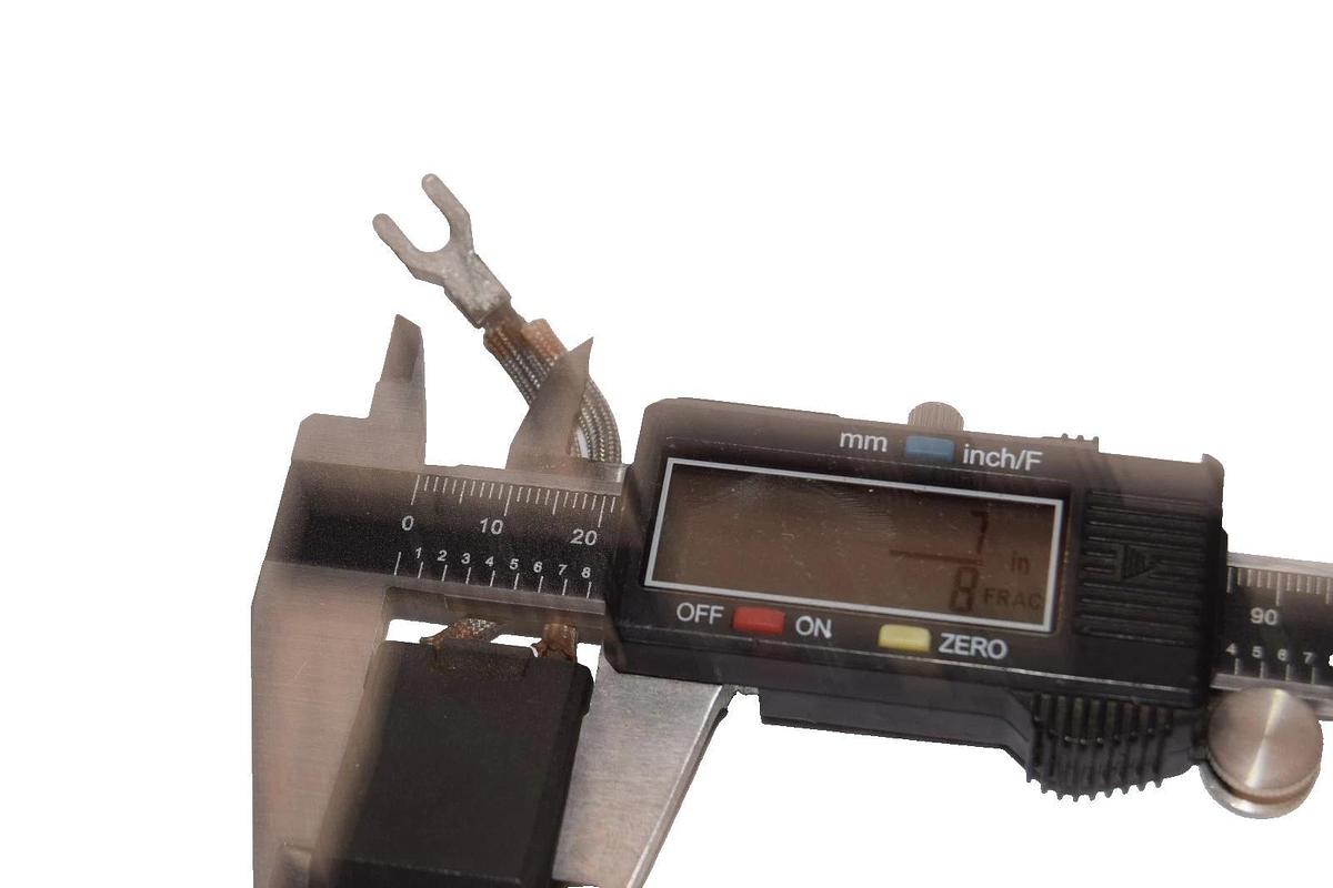 Reliance Carbon Motor Brush Brushes RE44F 1-1/2" x 7/8" x 7/16" (New - Lot of 2)