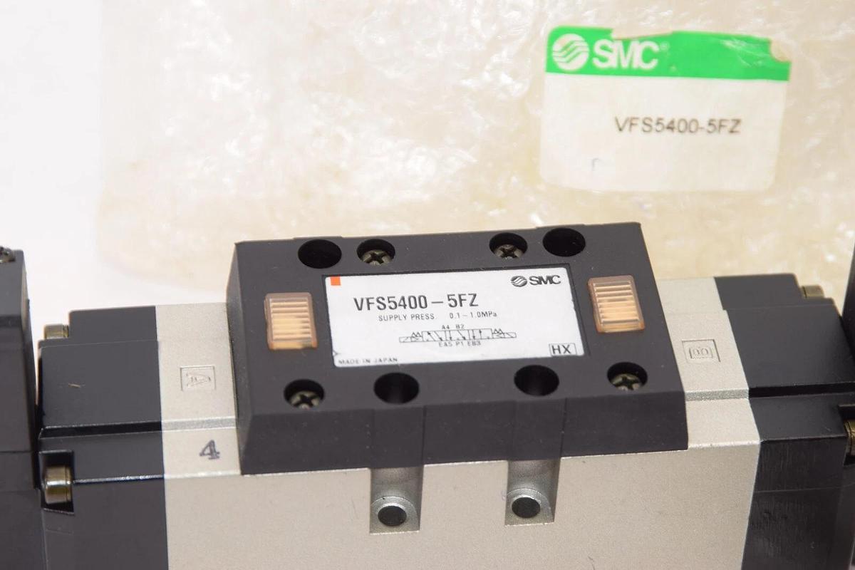 (NEW) SMC VFS5400-5FZ 0.1-1.0MPa 21-26Vdc Coil Pneumatic Solenoid Valve