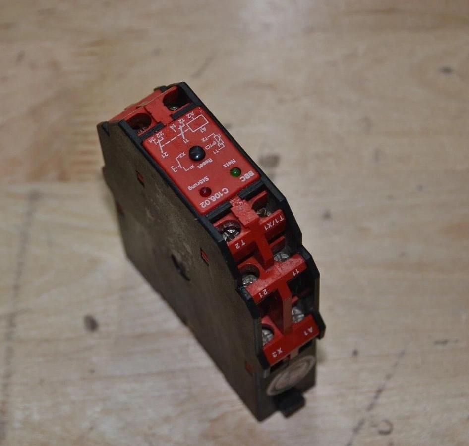 Used ABB CONTROL UNIT THERMISTOR C106.02  ASEA BROWN BOVERI C106.02-240VAC  C10602