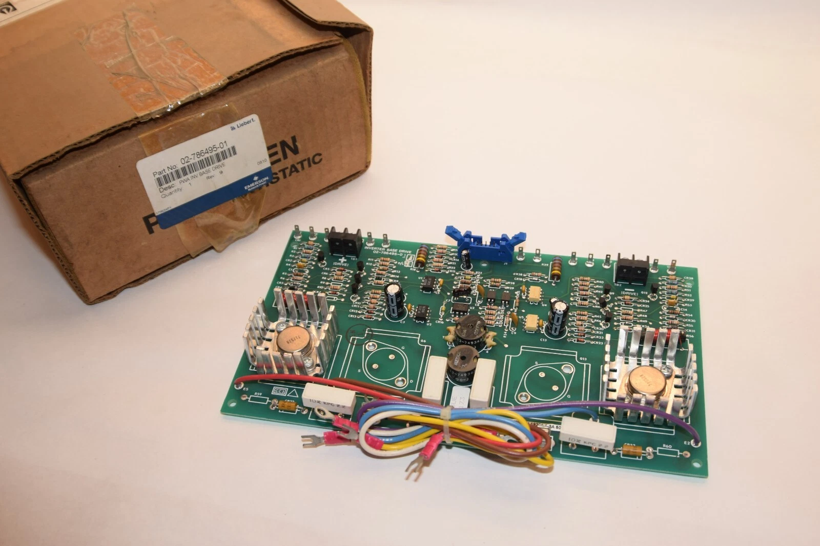 (NEW) EMERSON / LIEBERT 02-786495-01 Inverter Base Drive Board