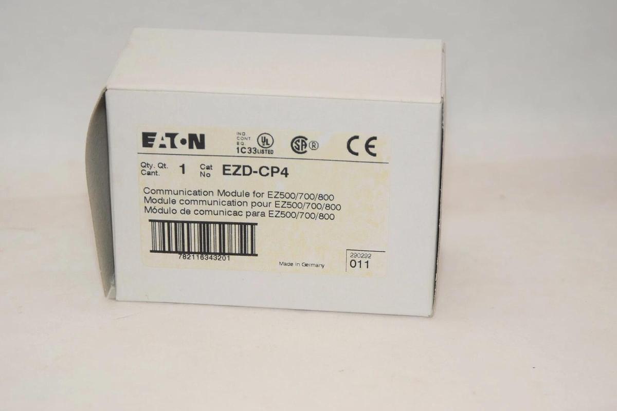 NEW) EATON EZD-CP4 EZDCP4 EZD-CP4-2 20.4-28.8V 3W 28-12Awg Communication Module