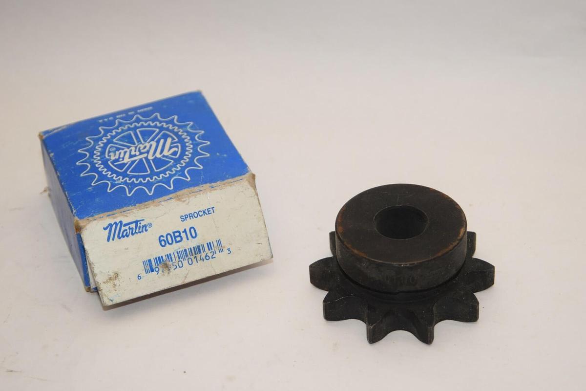 (NEW) MARTIN 60B10 10 Teeth 3/4" Bore Sprocket