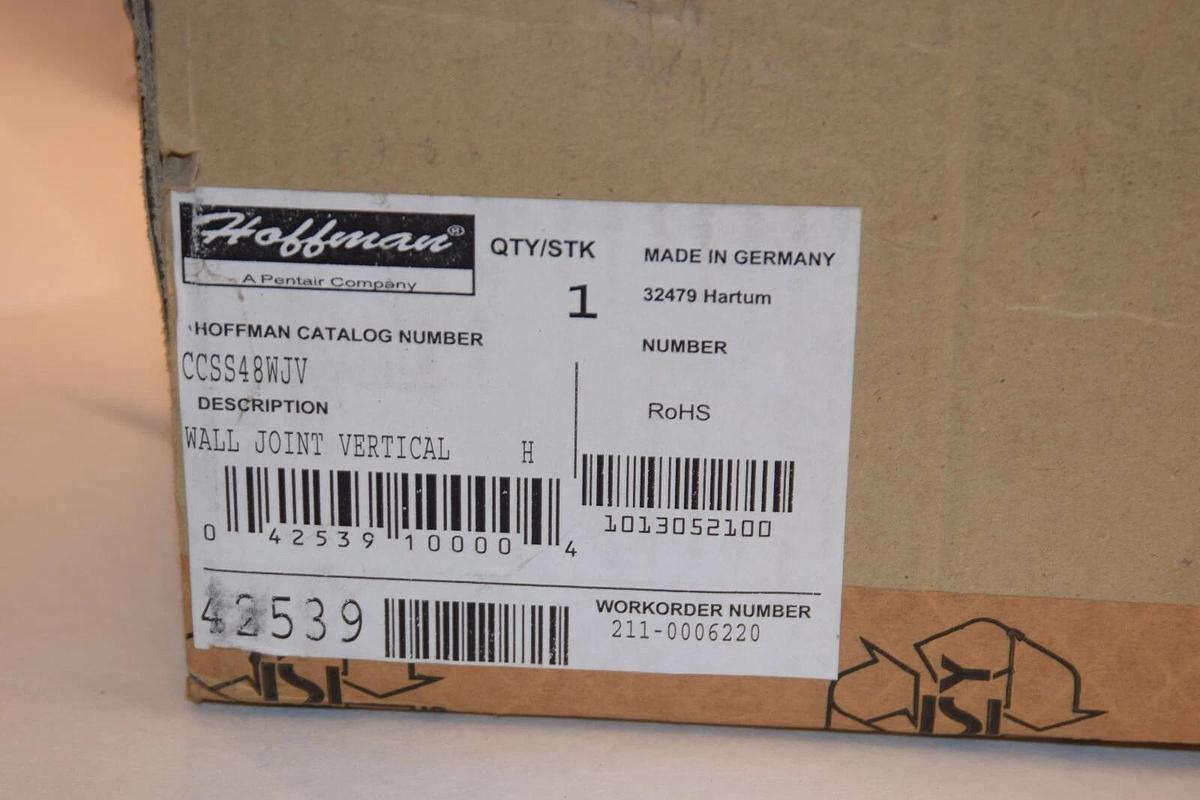 Hoffman CCSS48WJV Wall Joint, Vertical Mount, For Use With Hoffman Pendant CS480