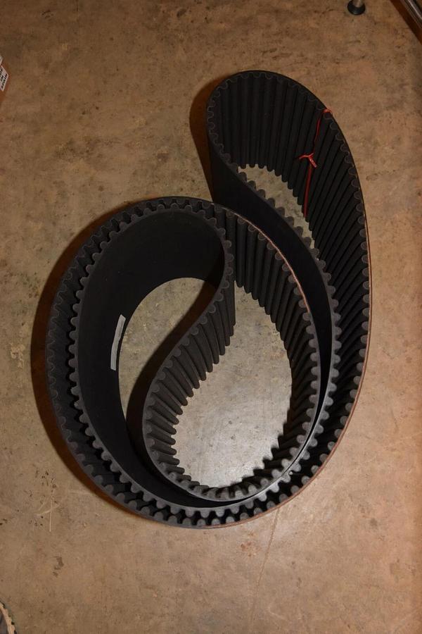 Used (New) GATES PowerGrip Timing Belt HTD 4200-20M-340  420020M340 Made in USA