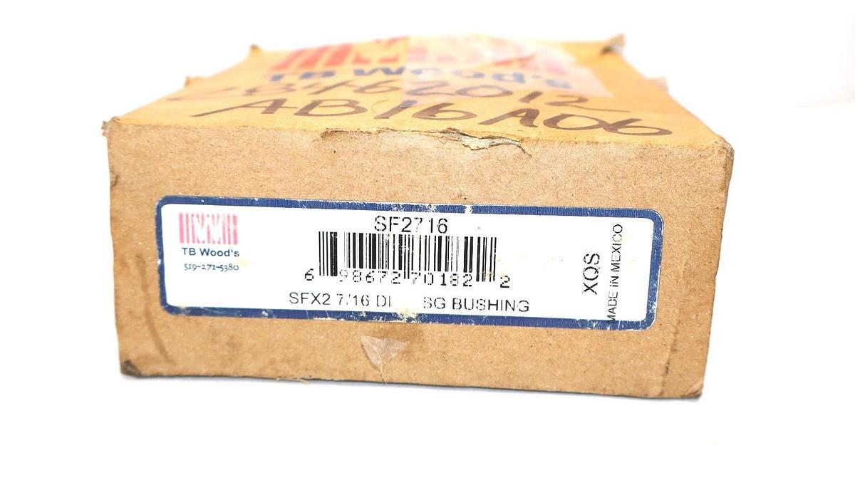 TB Woods SF2716 SFX 2 7/16" , 2-7/16" Bore QD Bushing  (NIB)