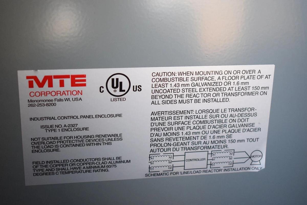 (NEW) GE / GENERAL ELECTRIC 37GCAB13V , A-2327 Type 1 Reactor Cabinet Enclosure