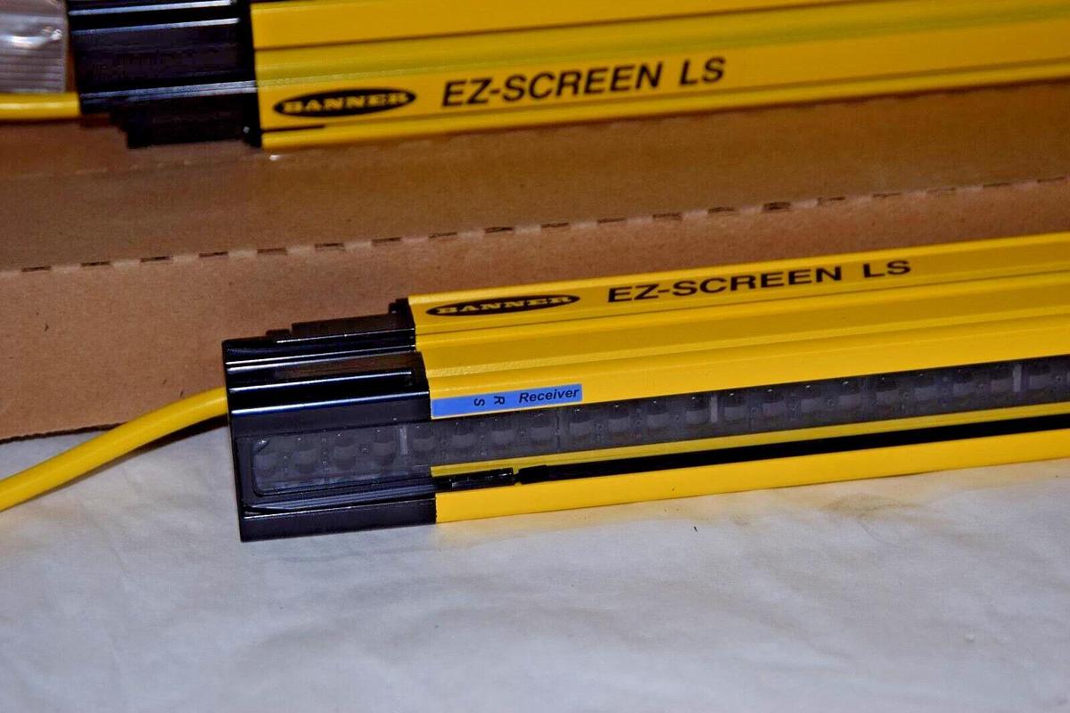 BANNER SLLCP23-630P88 Emitter/Receiver EZ Screen Light Curtain 630mm .1-12m *NEW