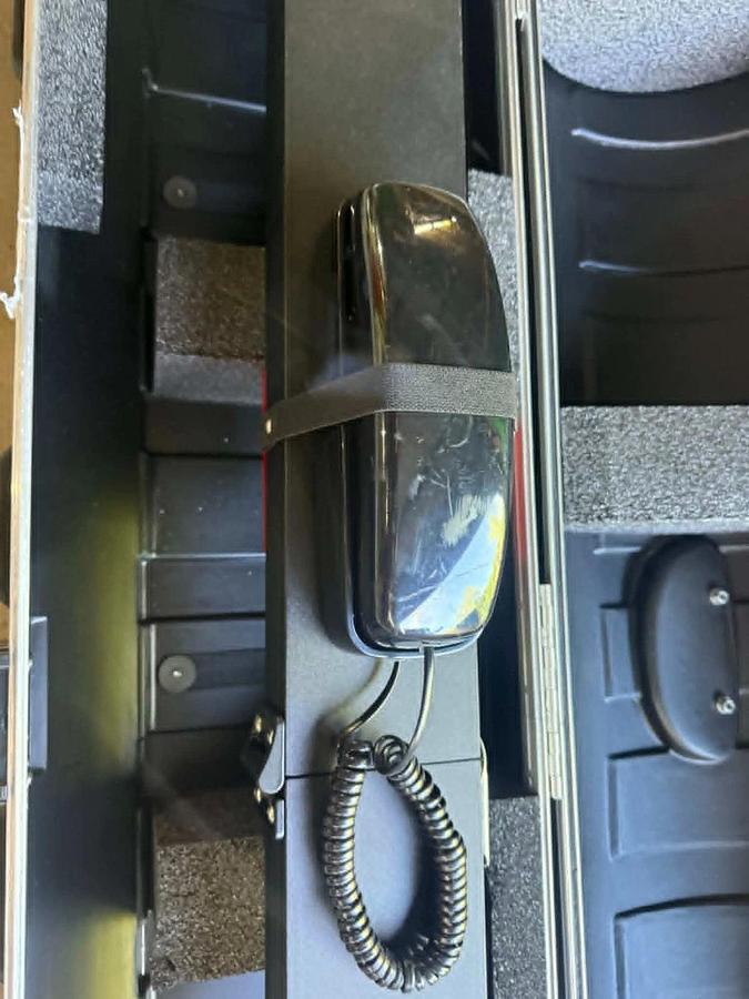 Used Bullex R.A.C.E. Station RACE001 Fire Training pull station, alarm phone w/ Case