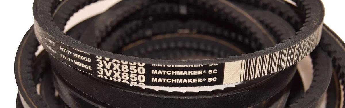 Continental Cogged V-Belt Belt 3VX850 Contitech Matchmaker (Lot of 3 NEW)