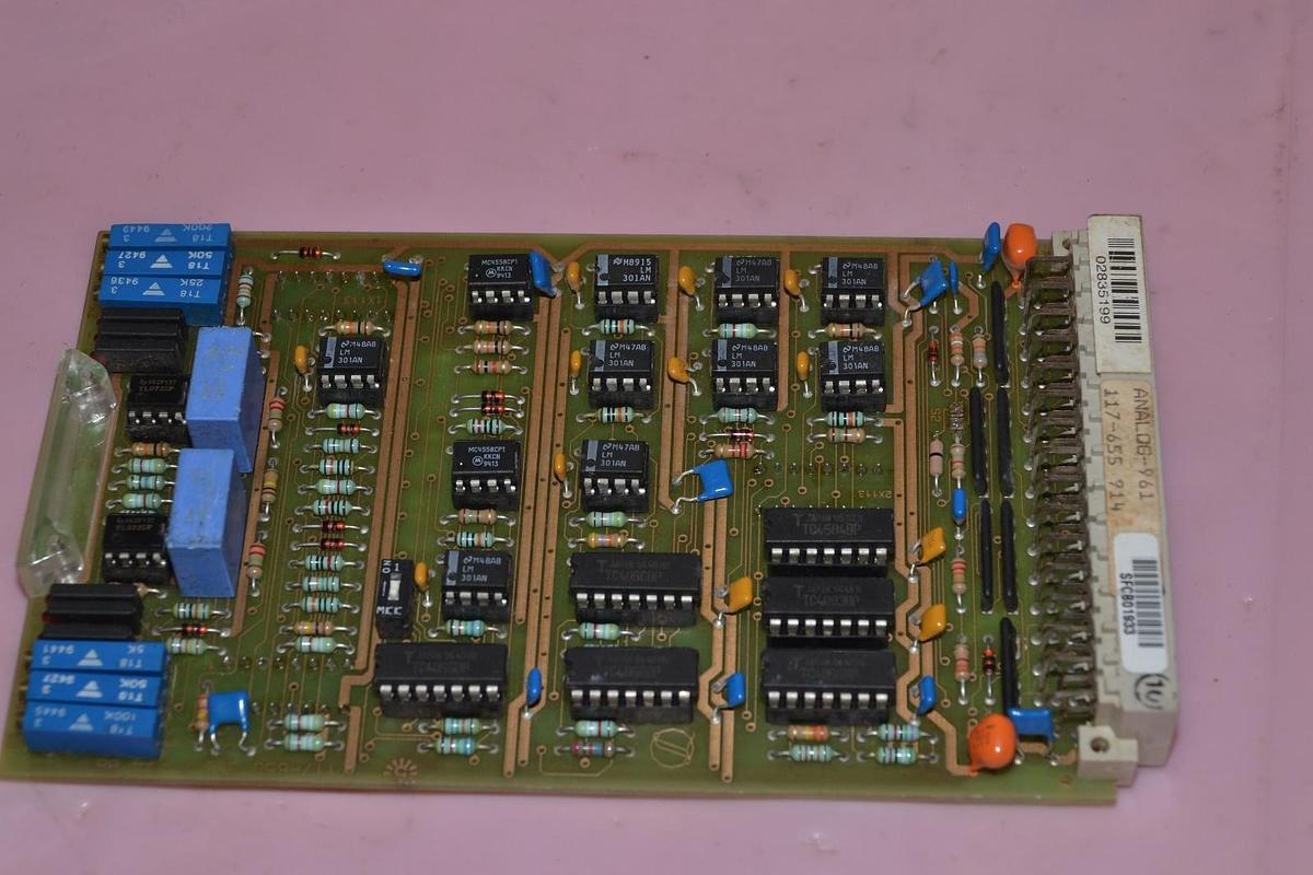 Used SCHLAFHORST ELECTRONICS 117-655 914 117655914 ANALOG BOARD