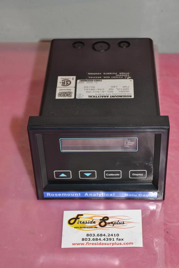 Used FISHER ROSEMOUNT ANAZLYTICAL SCL-R-401-M2 SCL R 401 M2 SCLR401M2 0.5A 0.5 A AMPS