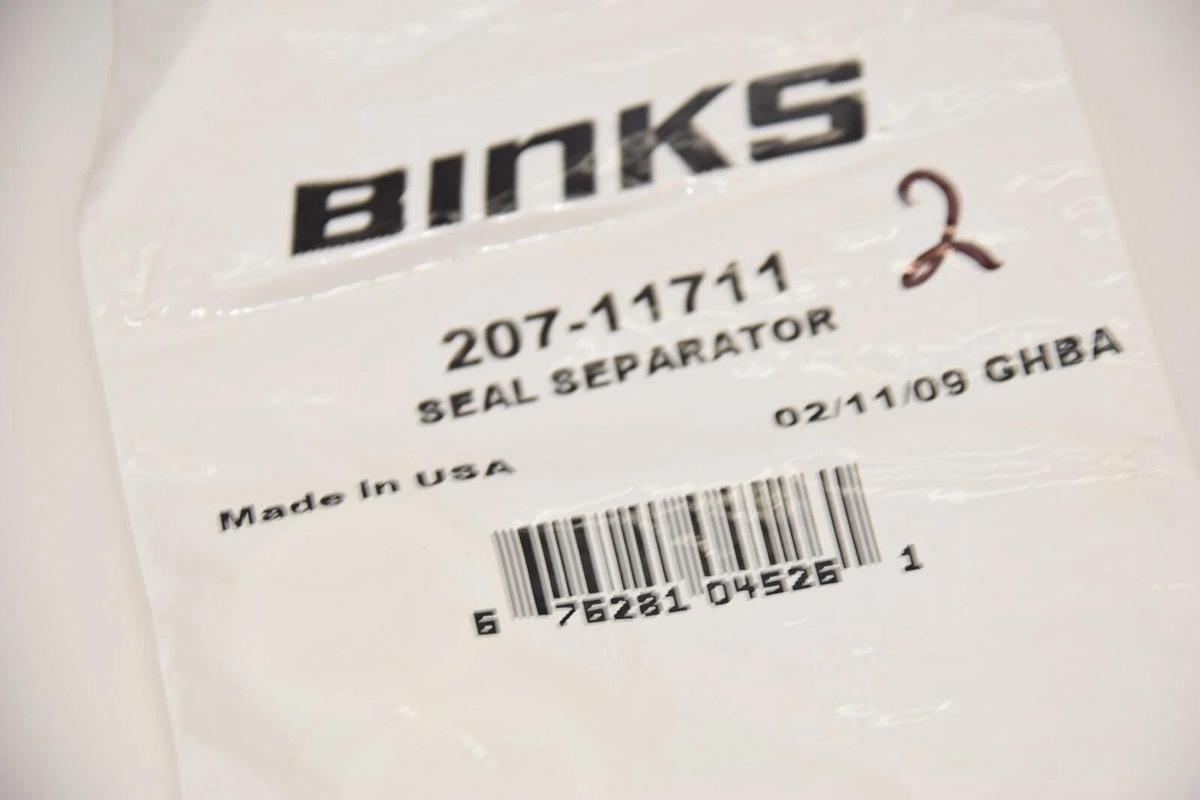 (NEW  - Pack of 2) BINKS 207-11711 , 20711711 Seal Separator