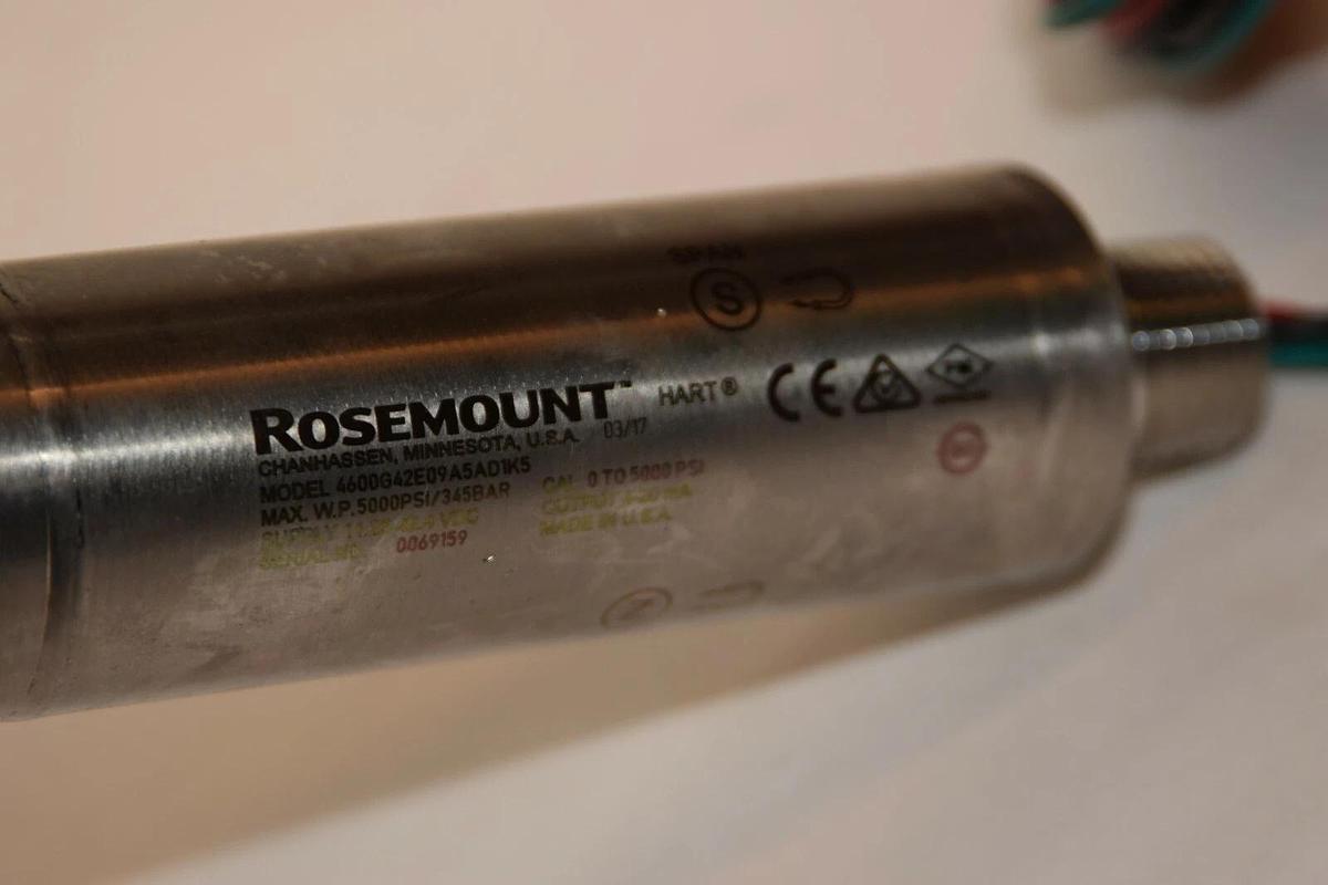 ROSEMOUNT 4600G42E09A5AD1K5, 4600 OIL, GAS  PRESSURE TRANSMITTER