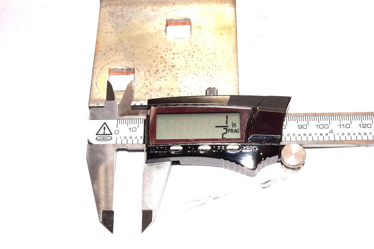 Used Buss Bar 7" x 3" x 1/4" 90° Copper