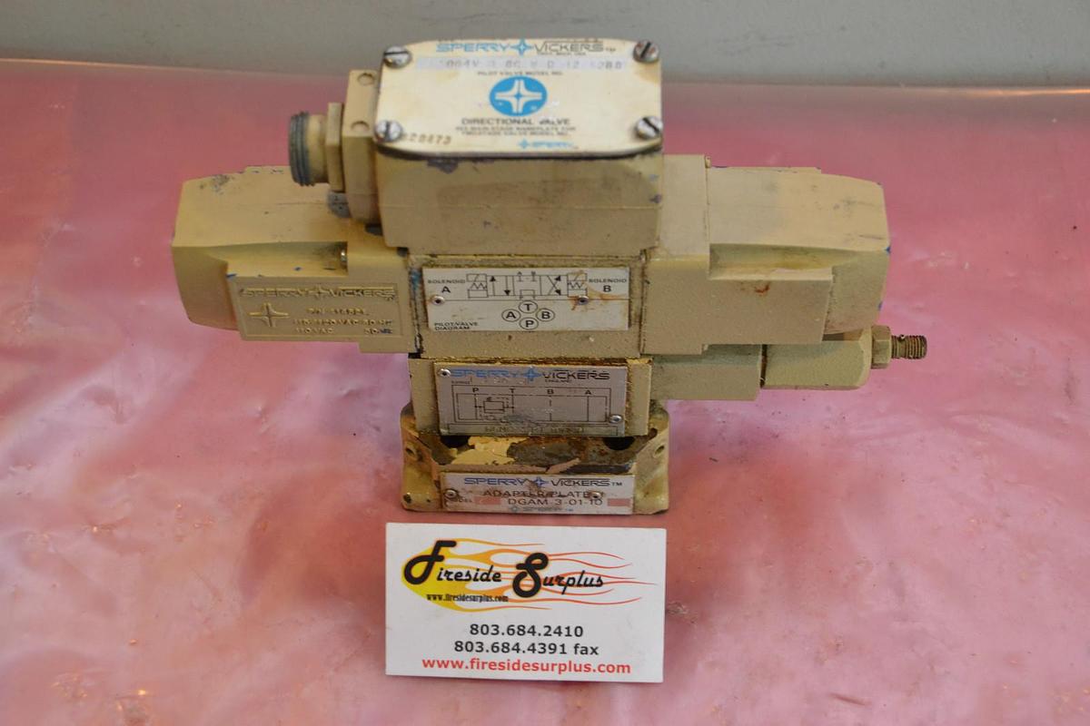 Used SPERRY VICKERS VALVE DG4V 3 8C W B 12 S288 DGMC 3 PT BW 30 DGAM-3-01-10