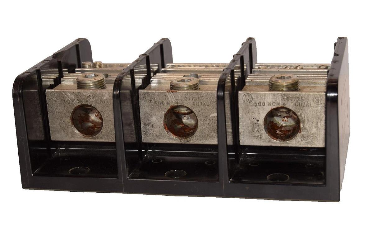 Used Square D Power Distribution Terminal Block 9080 LBA365112