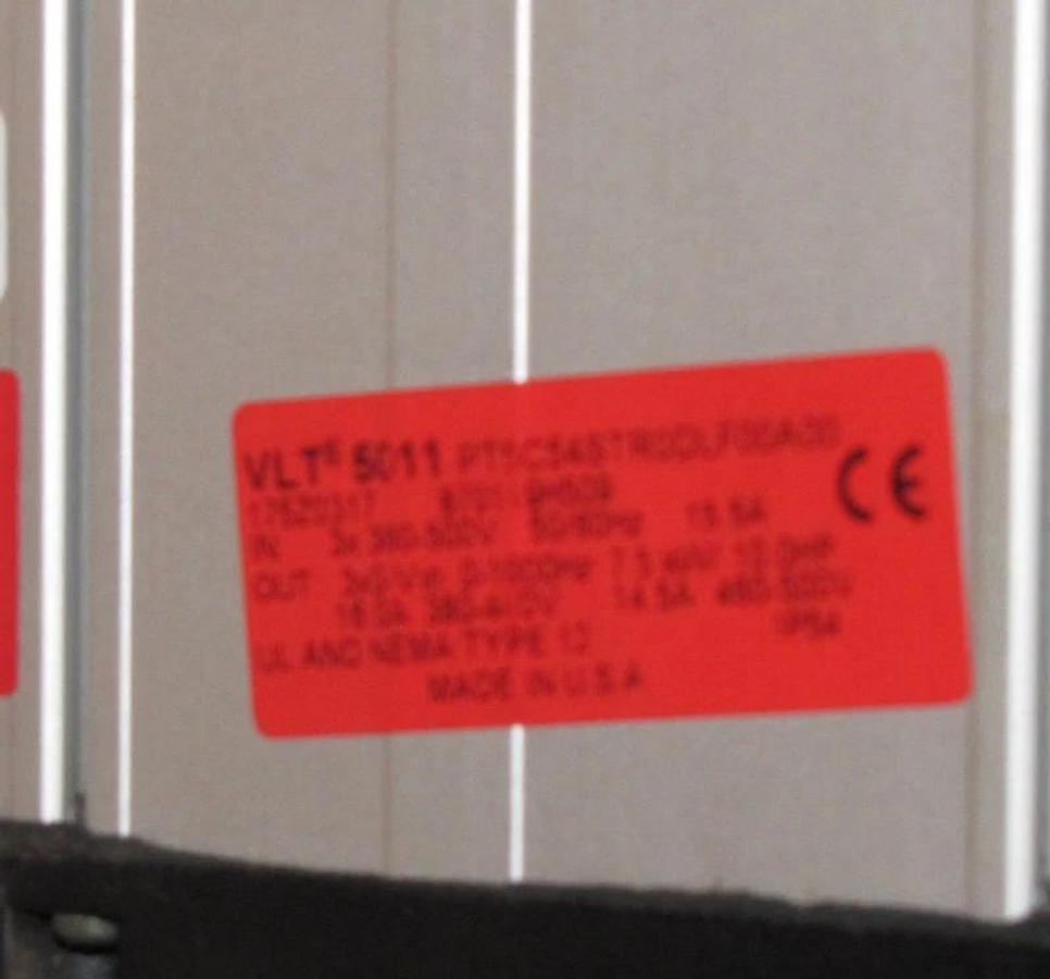 DANFOSS Drive 175Z0317 7.5 kw 10 hp  VLT 5011 10hp *Refurb*