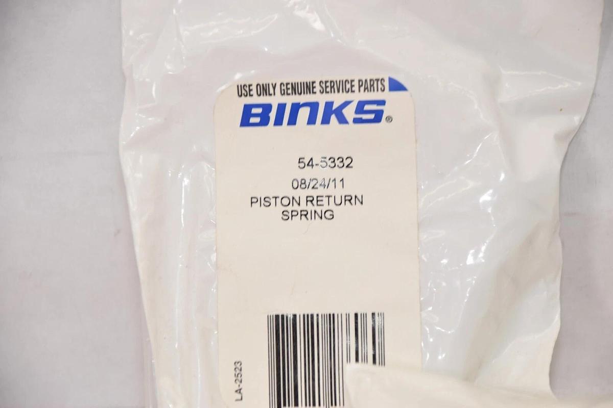 (NEW) BINKS 54-5332 , 545332 Piston Return Spring