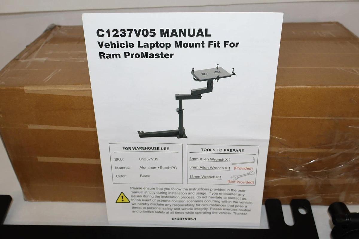 C1237V05 Vehicle Laptop Mount Fit for Ram ProMaster (New)