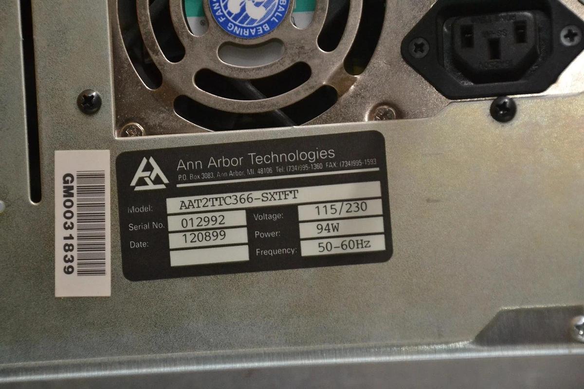 Used ANN ARBOR AAT2TTC366-SXTFT  AAT2TTC366SXTFT Operator Interface