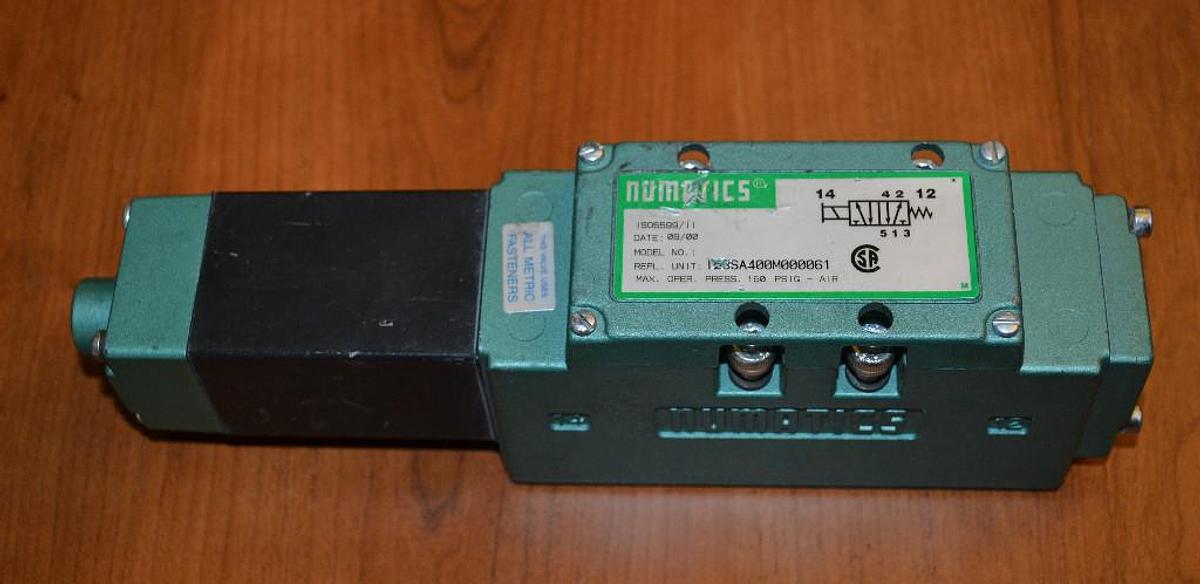 Used NUMATICS VALVE 123SA400M000061 150psi
