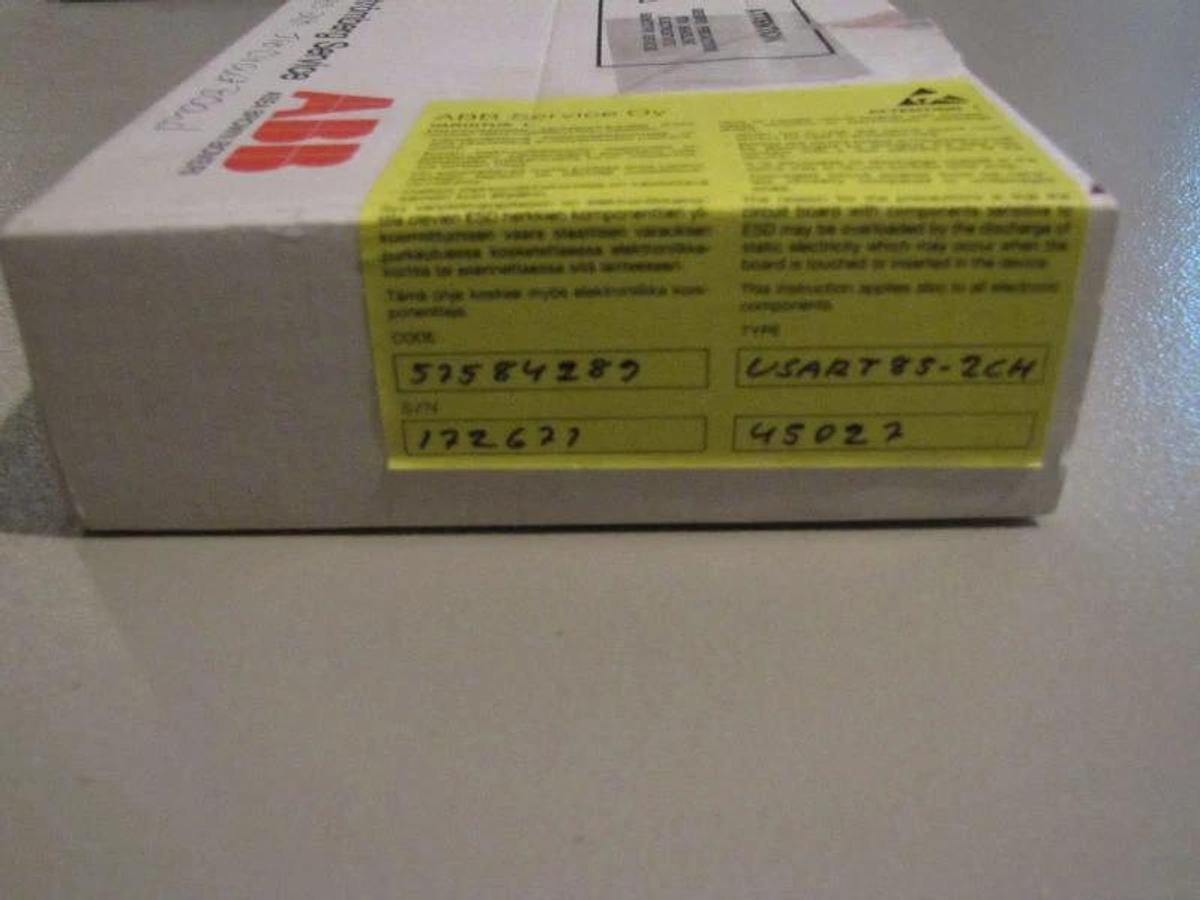 ABB CONTROL BOARD USART USART85-2CH 57584289 NIB FS