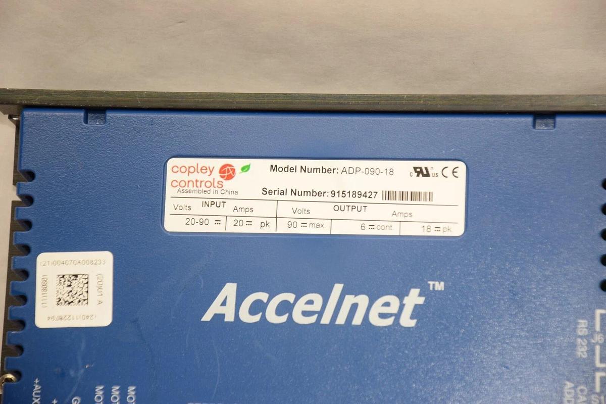 Used ACCELNET , Copley Controls ADP-090-18 , ADP09018 Servo Drive
