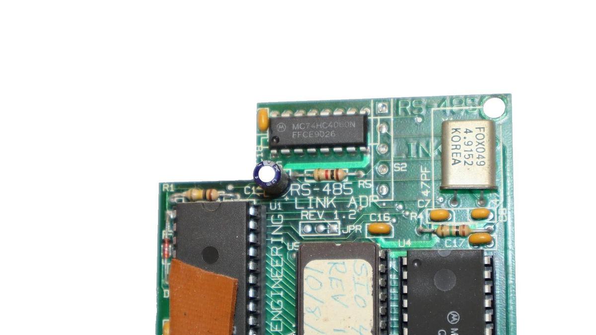 Used Microsystems Engineering RS-485 , RS485 Link ADP Rev 1.2 Circuit Board