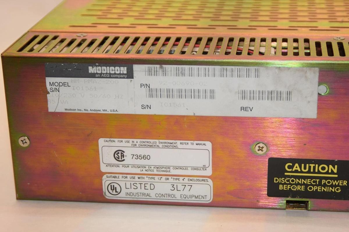 MODICON MM-PMA2-200 92-00690-02 Operator Interface Power Supply (NEW)