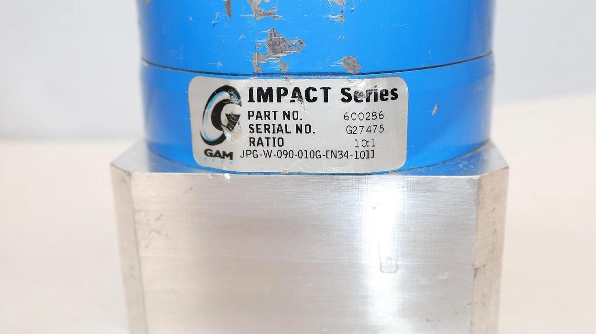 Used GAM GEAR JPG-W-090-010G-[N34-101] 10:1 Impact Series Gear Reducer