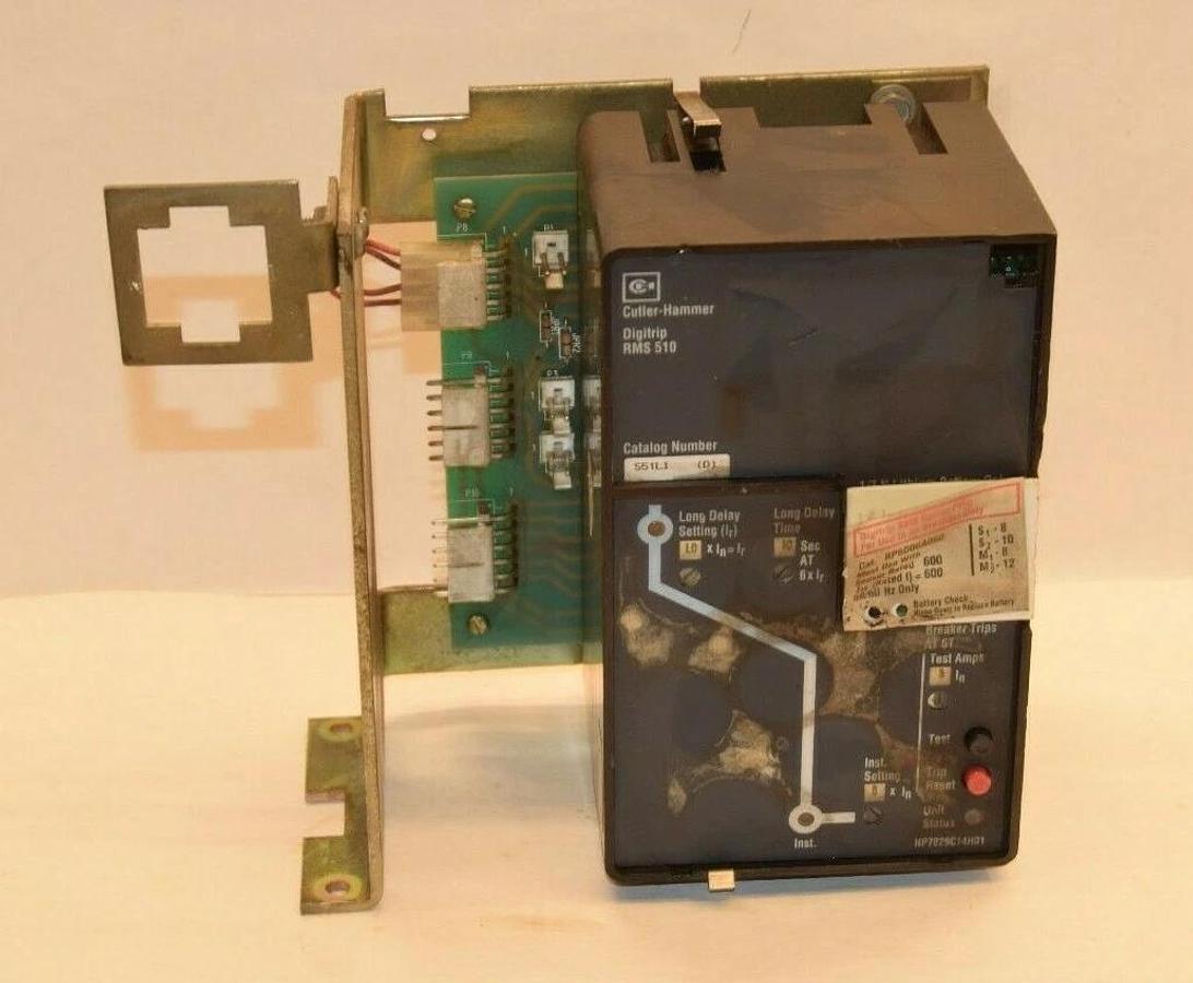 Used CUTLER HAMER RMS510 RMS 510 Digitrip Unit With Base