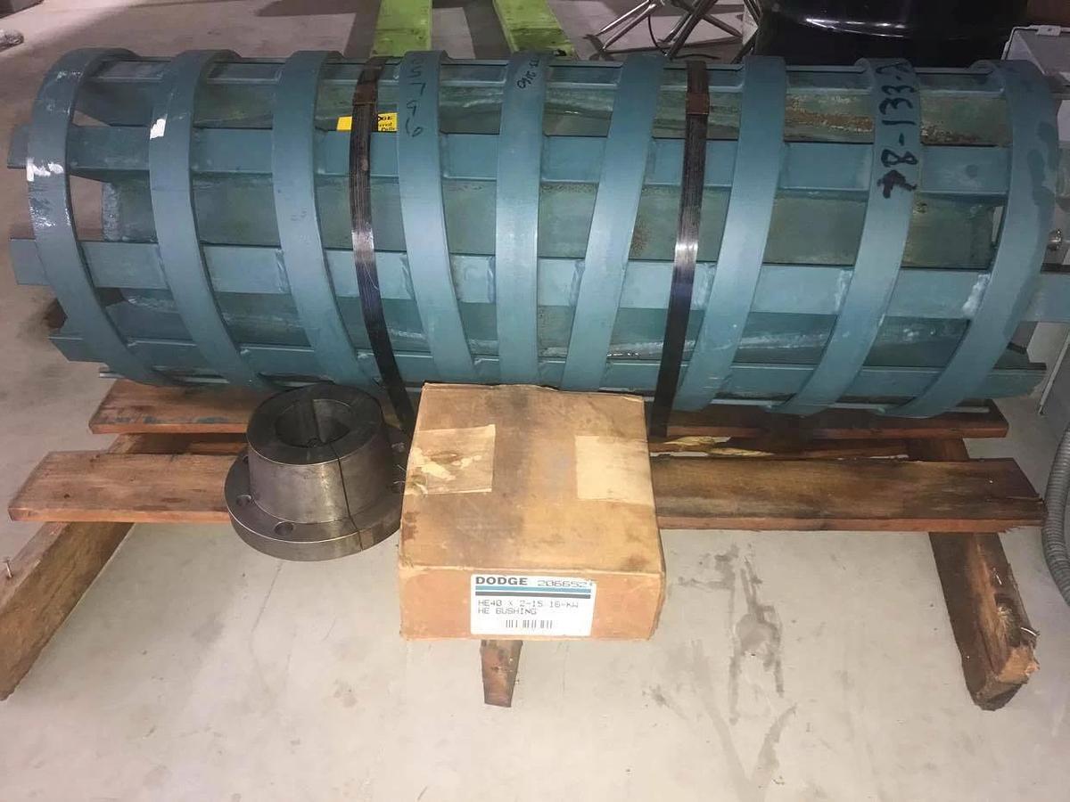 Dodge Spiral Conveyor Pulley 1925121-1-7/04  14" x 37"  1925121 1 7/04