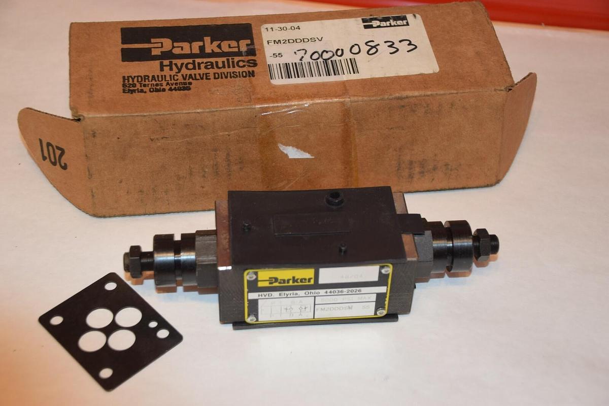 NEW PARKER FM2DDDSV-55 5000psi HYDRAULIC PRESSURE REDUCING VALVE