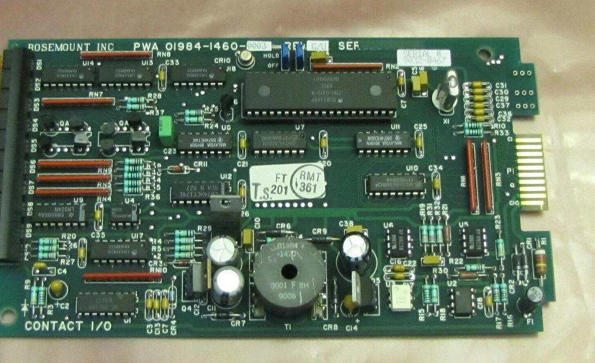 Used FISHER ROSEMOUNT POWER SUPPLY BOARD PWA 01984-1460-0003 0198414600003 REV. G/U