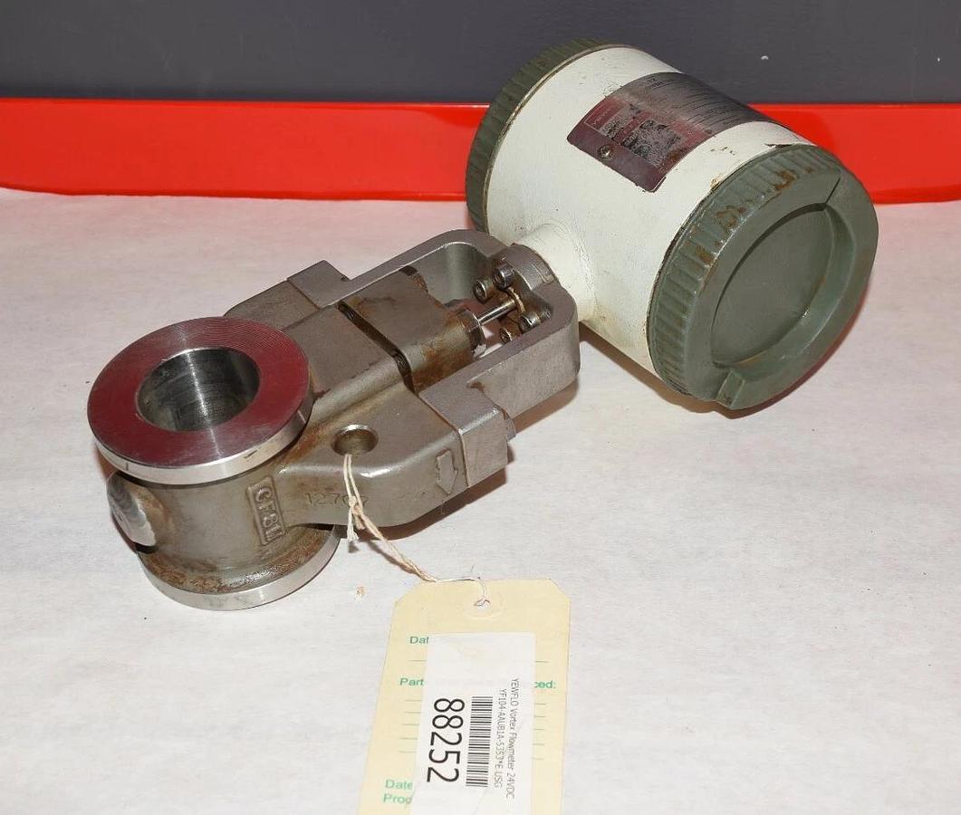 Used YOKOGAWA YEWFLO YF104-AAUB1A-5353*E USG 24VDC 0-21000.00 VORTEX FLOWMETER