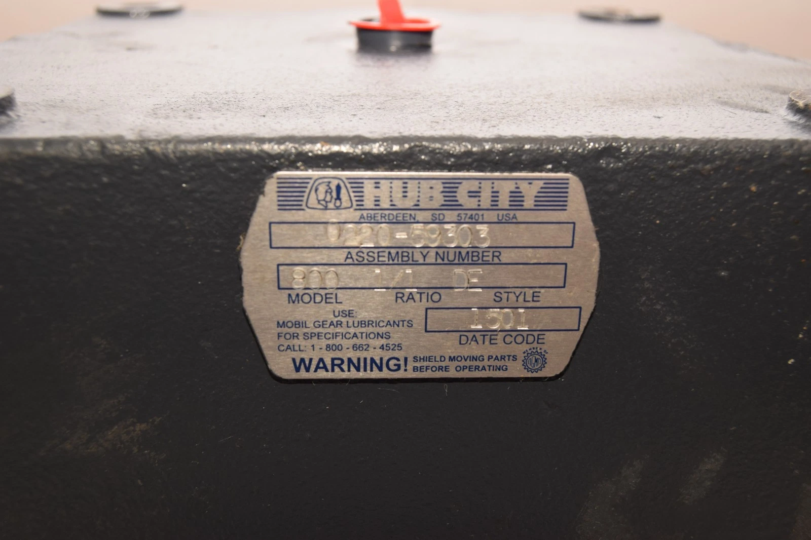 Hub City Gear Box Speed Reducer 0220-59303 800 1:1 D,E USA (NEW)