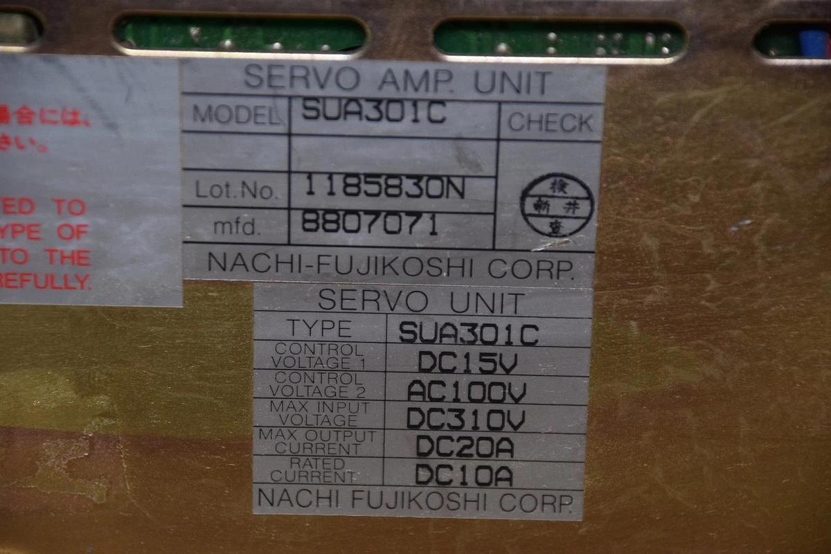 Used NACHI SUA301C SERVO AMP UNIT AMPLIFIER DRIVE