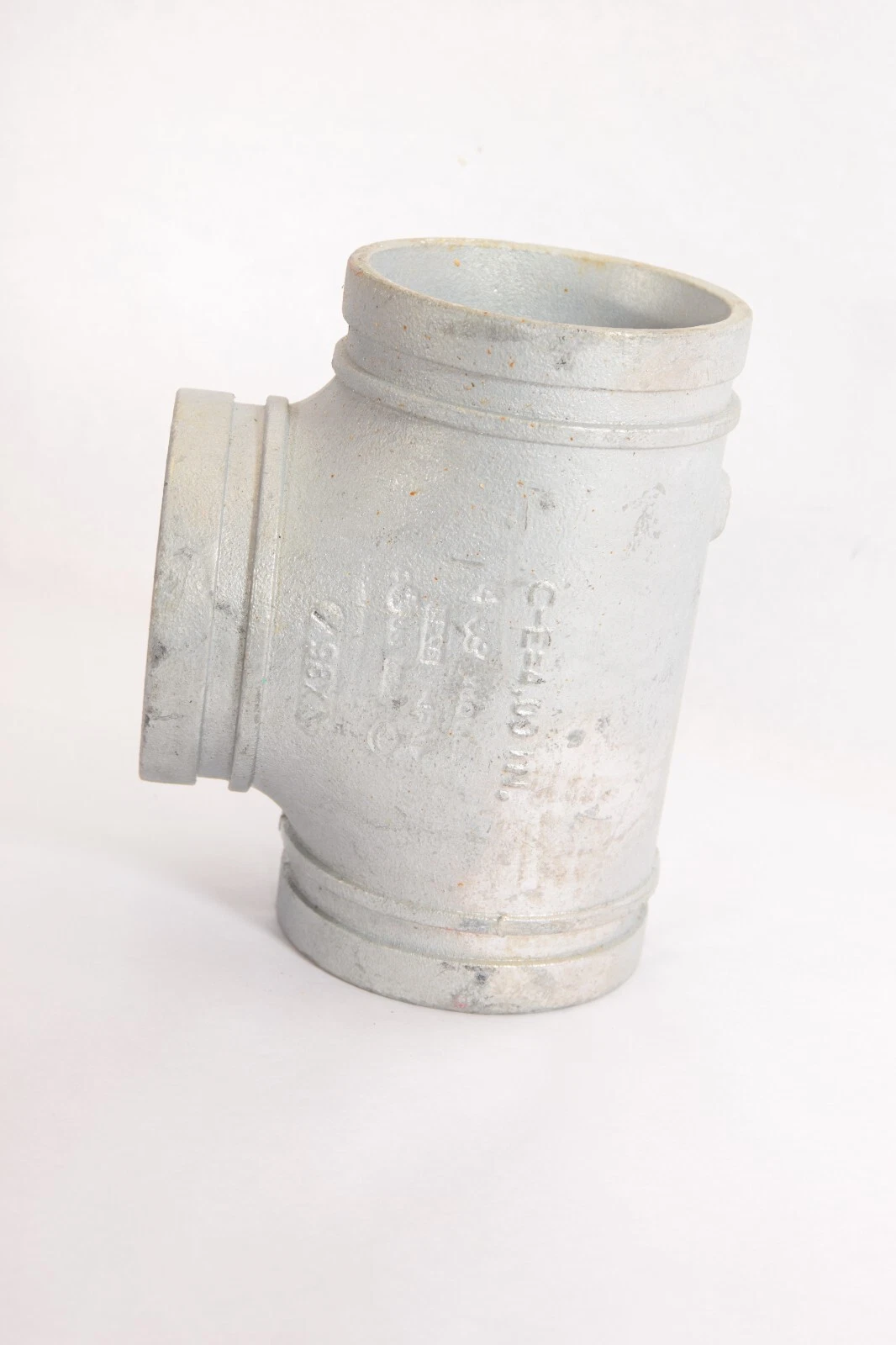 (NEW) VICTAULIC 4/114.3 No. 002 C-E=4.00 IN 4" FireLock Straight Grooved Tee