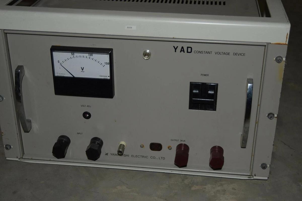 Used Yamabishi Constant Voltage Device YAD-3K 85- 115V 3KVA 1PH YAD Transformer