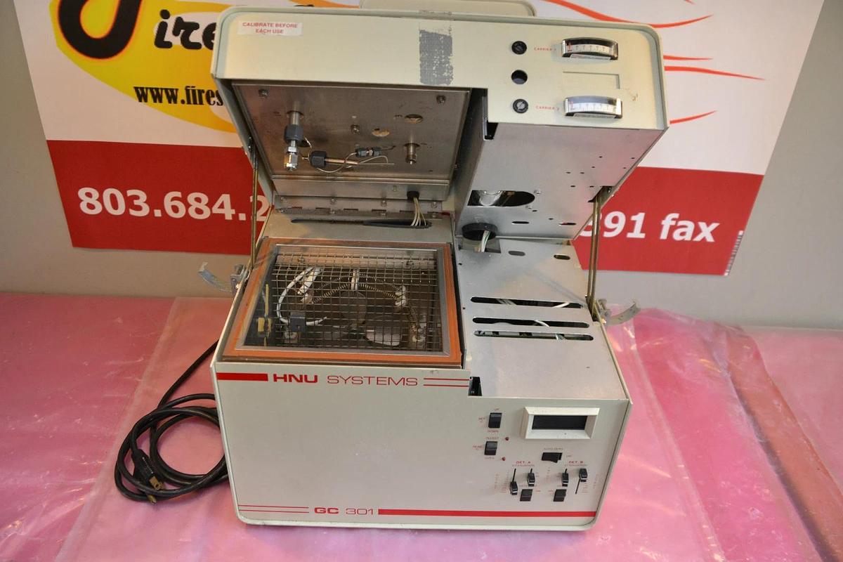 Used HNU Systems Gas Chromatograph GC-301 GC301 GC 301 115 V 115V 10A 10 A AMPS